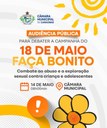 Audiência Publica - Campanha 18 de Maio