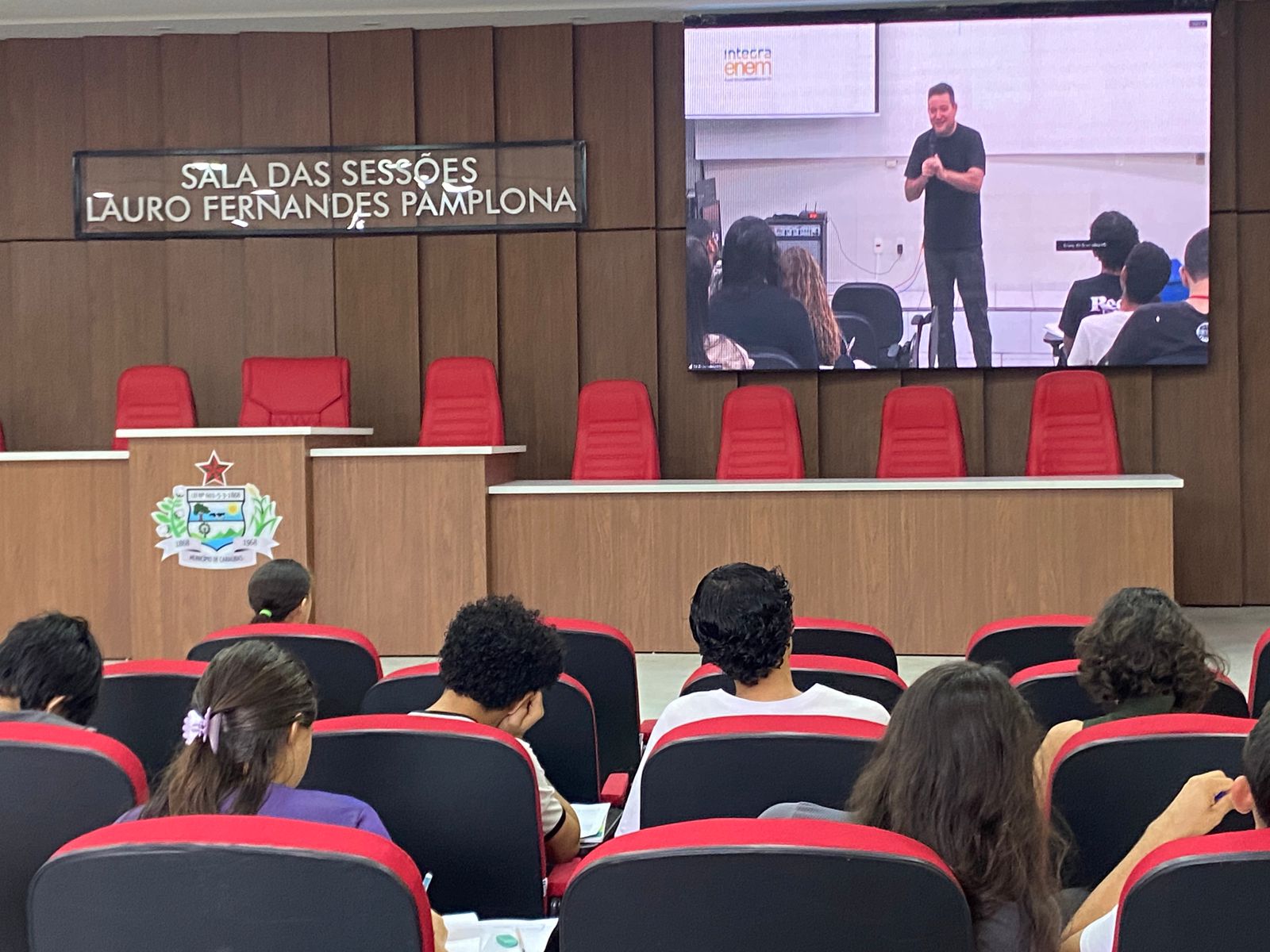 Câmara Municipal de Caraúbas segue realizando aulões preparatórios para o Enem em parceria com a Assembleia Legislativa do RN