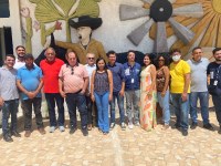 Legislativo e Executivo de Caraúbas têm reunião com IBGE sobre censo 2022