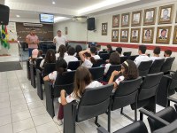O educandário Êxito, colégio e curso faz aula de campo na Câmara Municipal de Caraúbas!