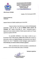 Poder Legislativo Caraubense abrirá os trabalhos nesta quinta feira (22) com a leitura da mensagem anual do Prefeito Antônio Alves